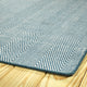 Kaleen Ziggy Hand woven Indoor/Outdoor Polyester Area Rug Denim, 3'x5'