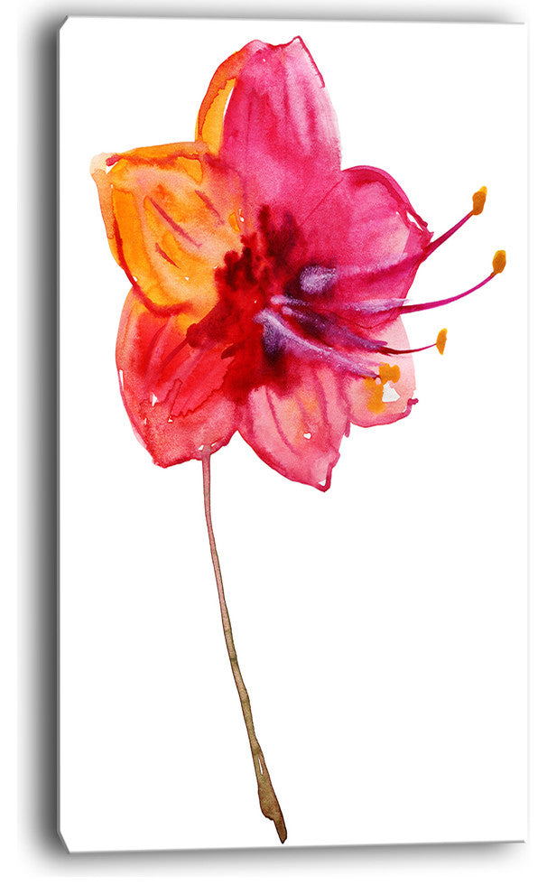 "Beautiful Dual-Toned Star Flower" Flower Wall Art", 20"x40"