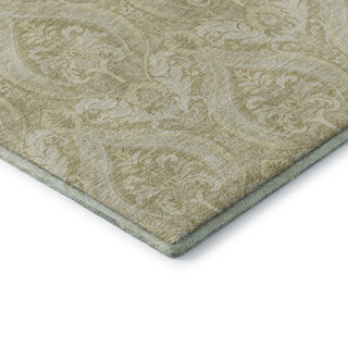 Premium Machine Washable Mayfield AMF572 Beige 2'3" x 7'6" Runner Rug