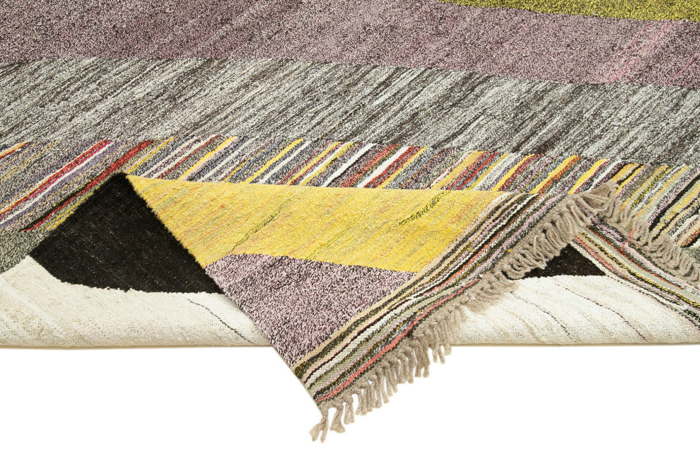 Rug N Carpet - Handwoven Turkish 6' 11'' x 10' 5'' Flatweave Wool Kilim Rug