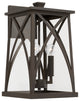 Capital Lighting, 946531OZ, 9.5"W x 16.5"H Outdoor 3-Light Medium Wall Lantern