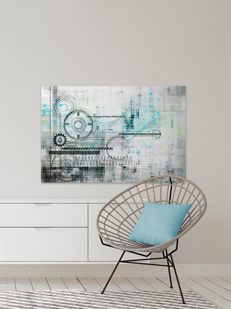 "Gears" Fine Art Canvas Print, 36"x24"