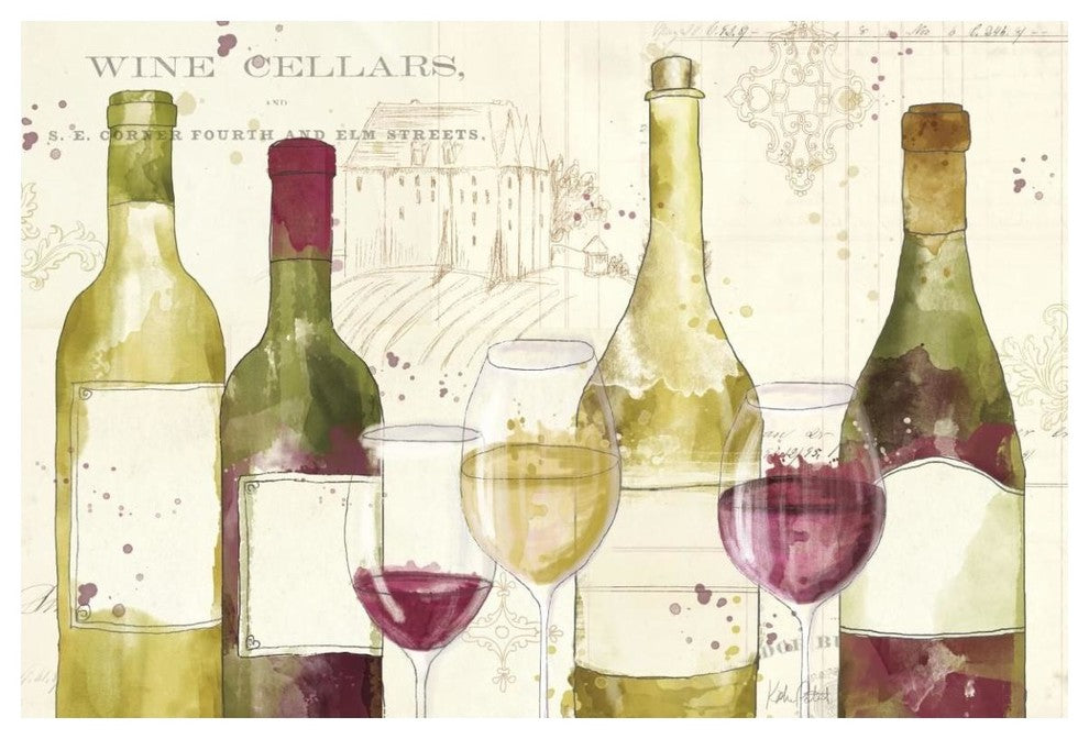 "Chateau Winery I" Digital Paper Print by Katie Pertiet, 50"x34"