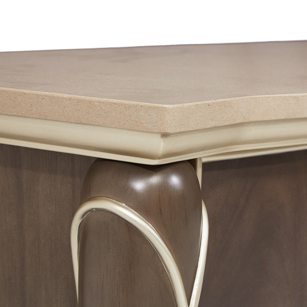 Villa Cherie Media Cabinet - Hazelnut