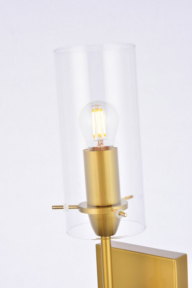 Ezra 1-Light Brass Wall Sconce