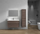 Ashley 42'' Floating Vanity, Acrylic Top, Red Oak