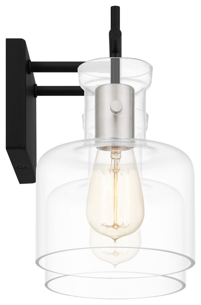 Quoizel PEN8616 Pensbury 2 Light 16"W Bathroom Vanity Light - Matte Black