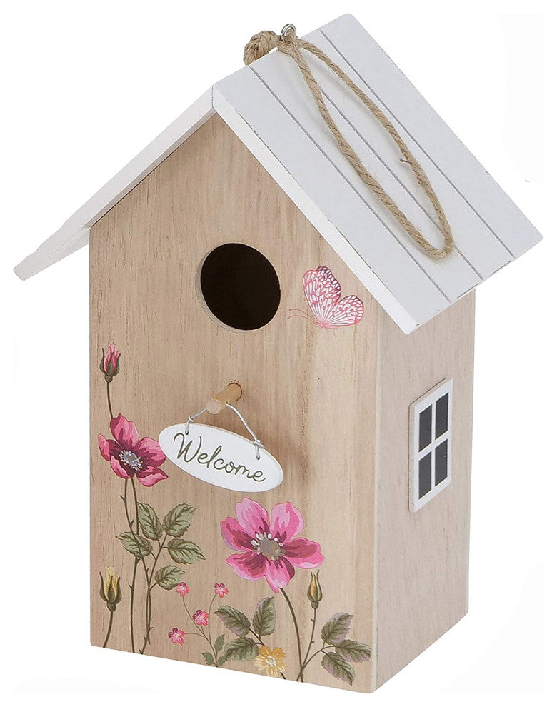 Rustic Welcome Birdhouse, 8.75 Inches