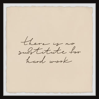 "No Substitute" Framed Painting Print, 18x18