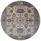 Ahgly Company Indoor Round Mid-Century Modern Area Rugs, 5' Round