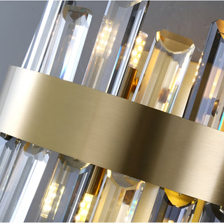 Gandia | Brushed Gold design wall sconce, Cool Light, Non-Dimmable