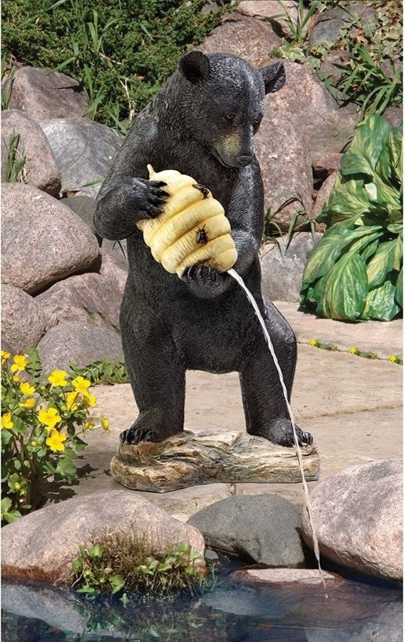 Bear With Beehive-Piped