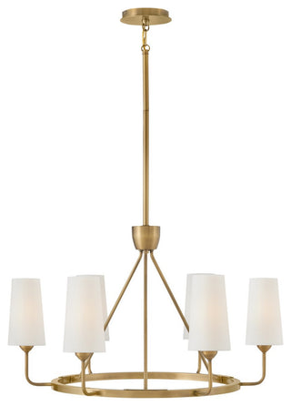 Lewis LED Pendant, Heritage Brass