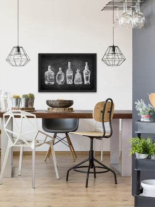 "Cinco Amigos" Framed Painting Print, 18"x12"