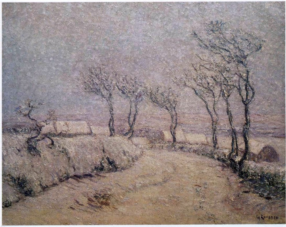 Gustave Loiseau Landscape in Snow Wall Decal