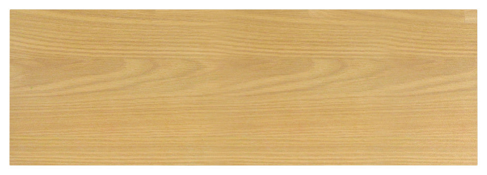 Lowry Solid Acacia Wood Large Desk, Oak