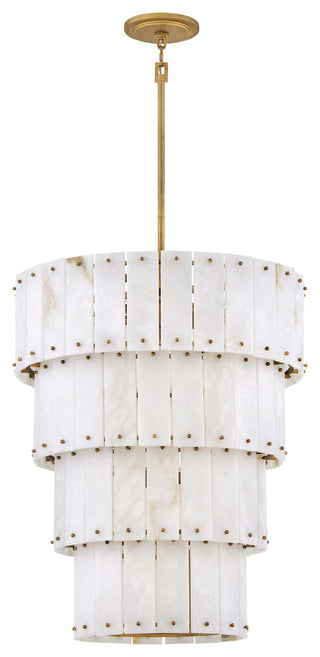 Fredrick Ramond Simone Medium Multi Tier Chandelier, Burnished Gold