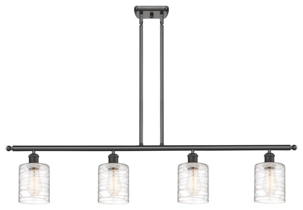 Cobbleskill 4 Light Island Light, Oil Rubbed Bronze
