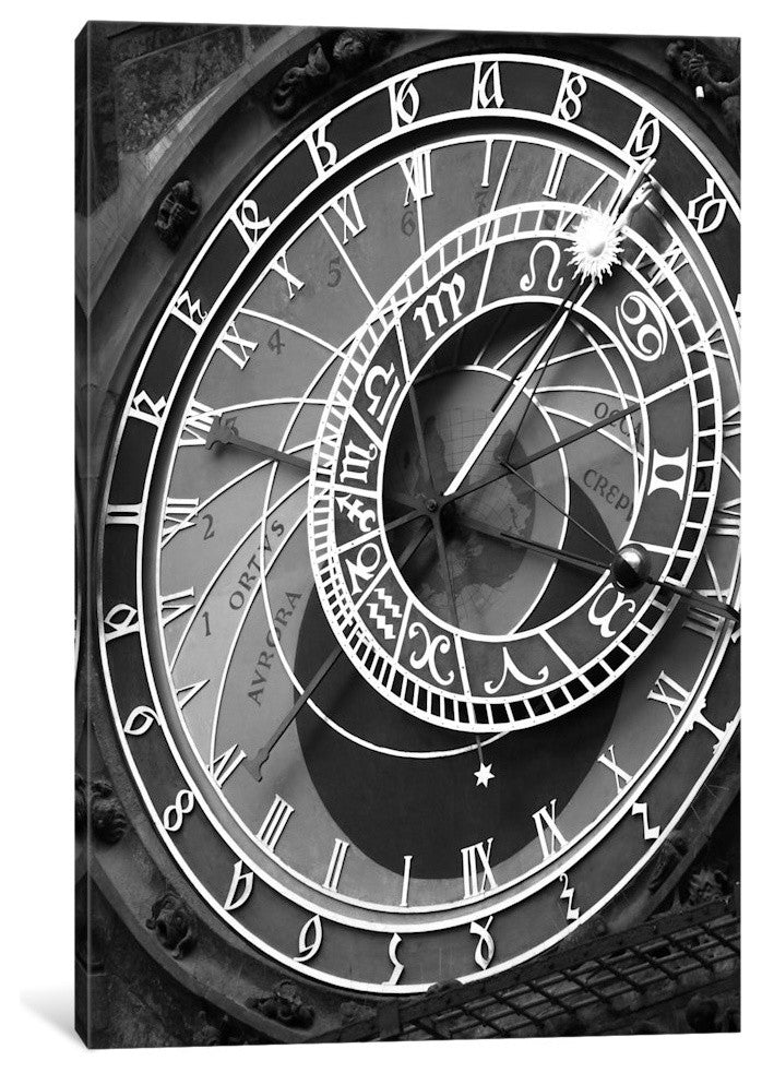 "Astronomic Watch Praha 11" by Moises Levy, Canvas Print, 40x26"