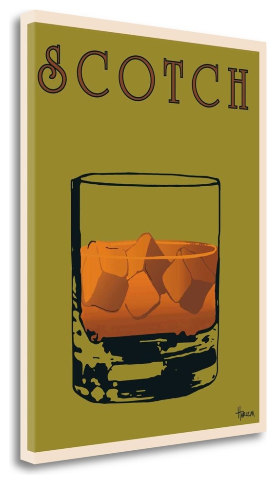 "Scotch" By Lee Harlem, Giclee Print on Gallery Wrap Canvas, Ready to Hang