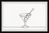 "Cocktail Line" Framed Painting Print, 12x8
