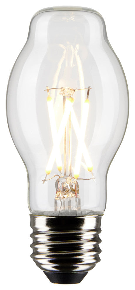 5W BT15 LED, Clear, Medium Base, 90 CRI, 2700K, 120V