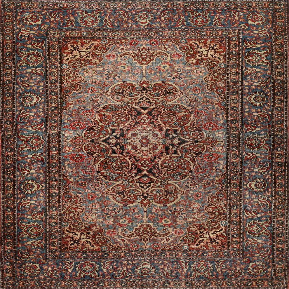 Ahgly Company Indoor Square Traditional Area Rugs, 3' Square