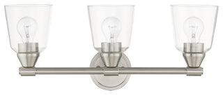Catania 3-Light Brushed Nickel Vanity Sconce
