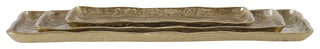 t Artisan Antique Gold Trays, S/3"