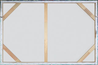 "Light Snow" Floater Framed Painting Print on Canvas