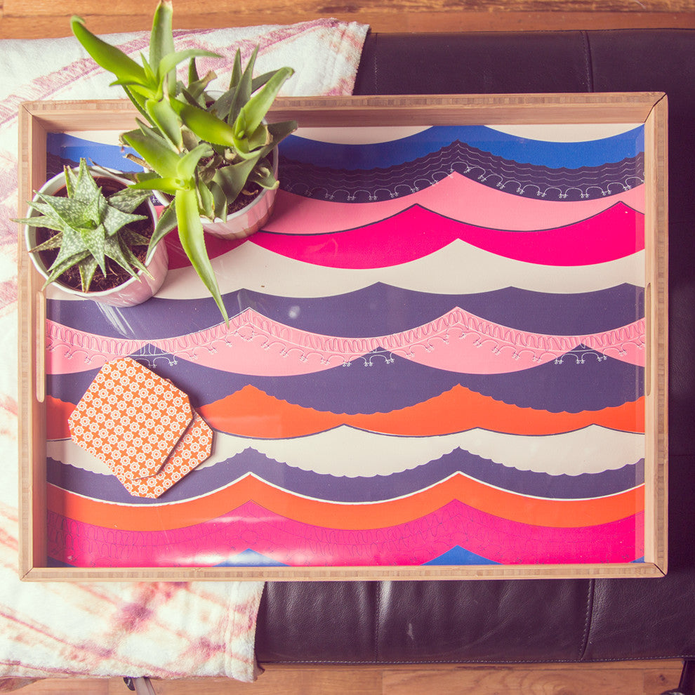 Vy La Unwavering Love Rectangular Tray