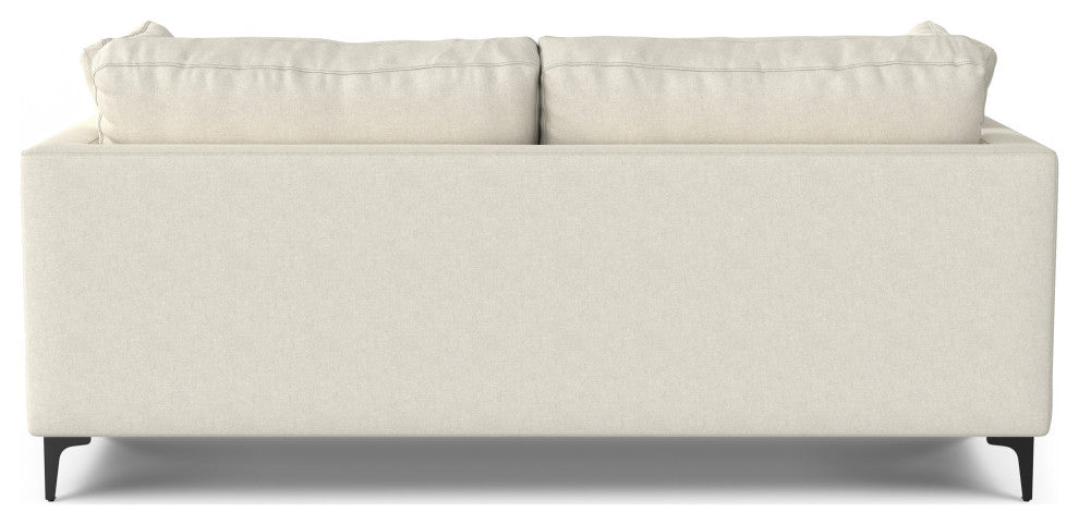 Ava 76-inch Sofa and Ottoman Set in Tightly Woven Performance Fabric