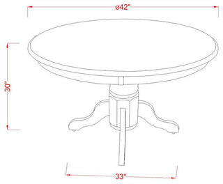 3 Pckitchen Table Set -Kitchen Dinette Table And 2 Kitchen Chairs