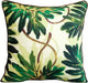 Green Sofa Pillow Covers 20"x20" Sofa Pillow Covers, Cotton, Tropical Girl