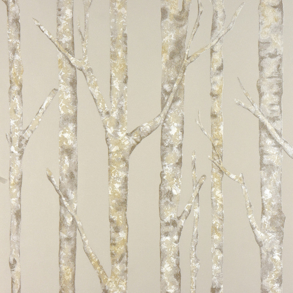 Cameron Beige Trees Wallpaper Bolt