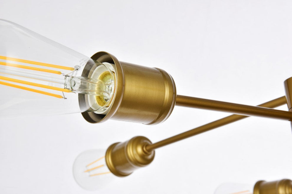 Xander 6-Light Pendant, Brass