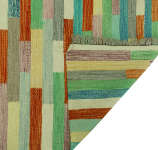 Winchester Kilim Kabir Rust/Beige Runner, 2'8x12'10