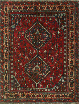 Fine Vintage Distressed Loy Red Rug