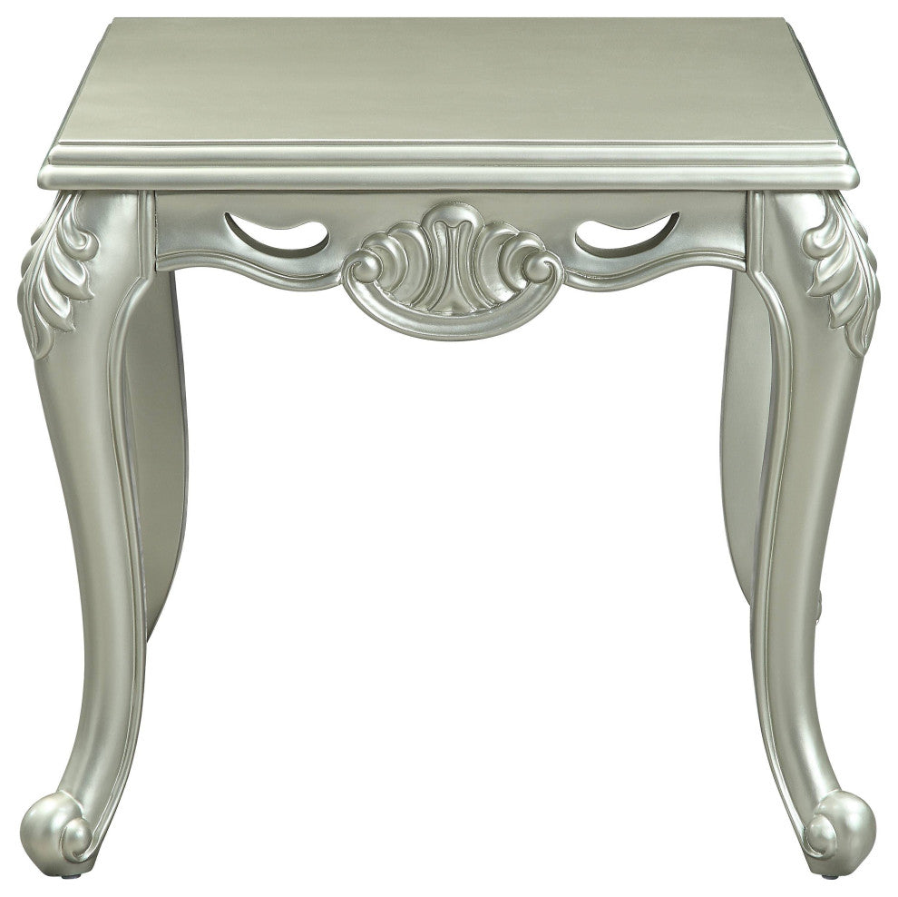 ACME Qunsia End Table, Champagne Finish