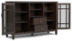 Connaught Solid Wood Tall TV Stand, Dark Chestnut Brown For TVs up to 60"