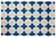 Button Up Spring Chenille Rug, Dark Cobalt Blue, 4'x6'
