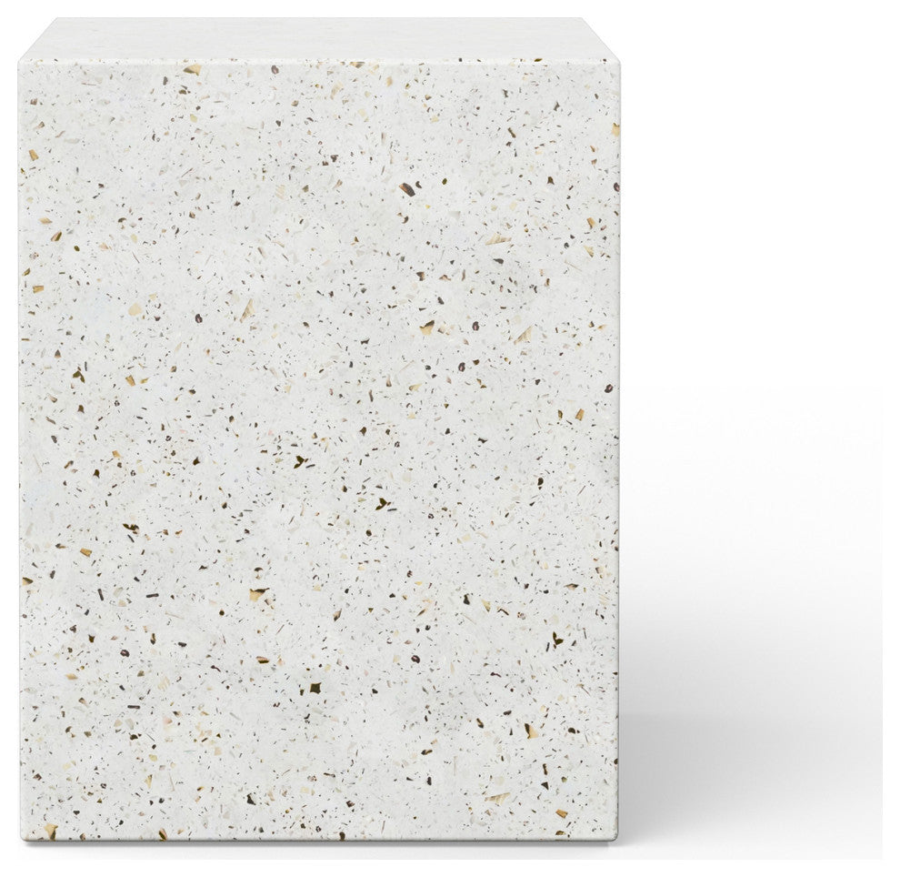 Mixx, Una Stool, Ivory Terrazzo