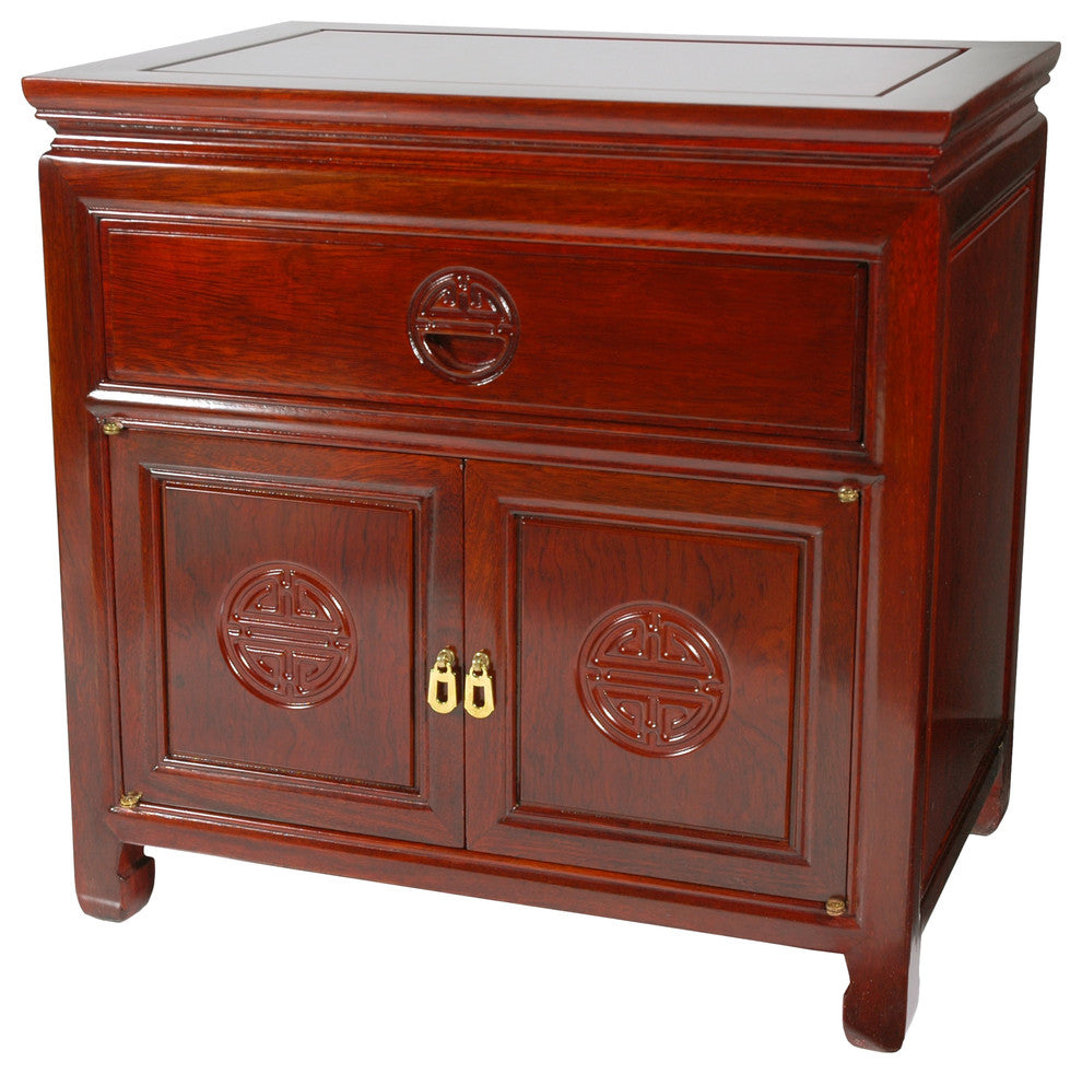 Rosewood Bedside Cabinet, Cherry
