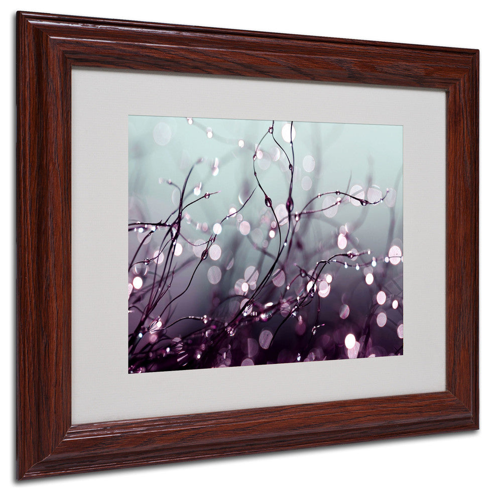 'Somewhere Over the Rainbow' Matted Framed Canvas Art by Beata Czyzowska Young