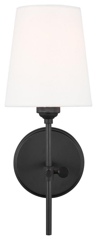 Baker One Light Wall / Bath Sconce, Midnight Black