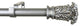 1" Diameter Chilton Curtain Rod, 84"-120", Pewter