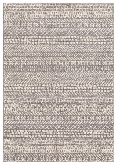 Surya Sunderland SUN-2303 5'3"x7'3" Rug, Medium Gray/White
