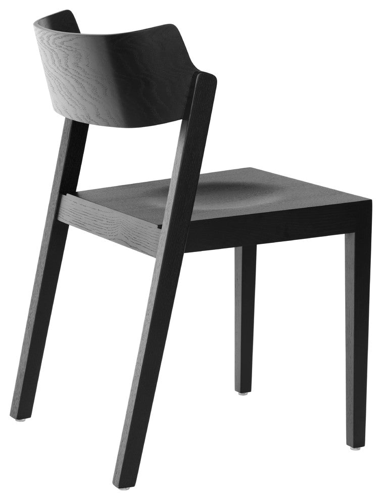 The 100 Chair, 17.75" Seat Height, Black