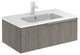 UNIT 32" MIO 1DR Grey Elm/ Sand Handle With Ceramic Top
