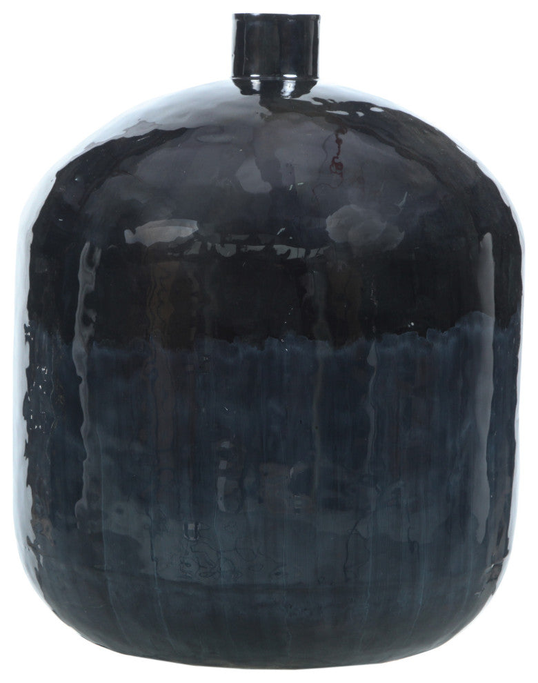 Contemporary Blue Mountain Vase Short - Blue